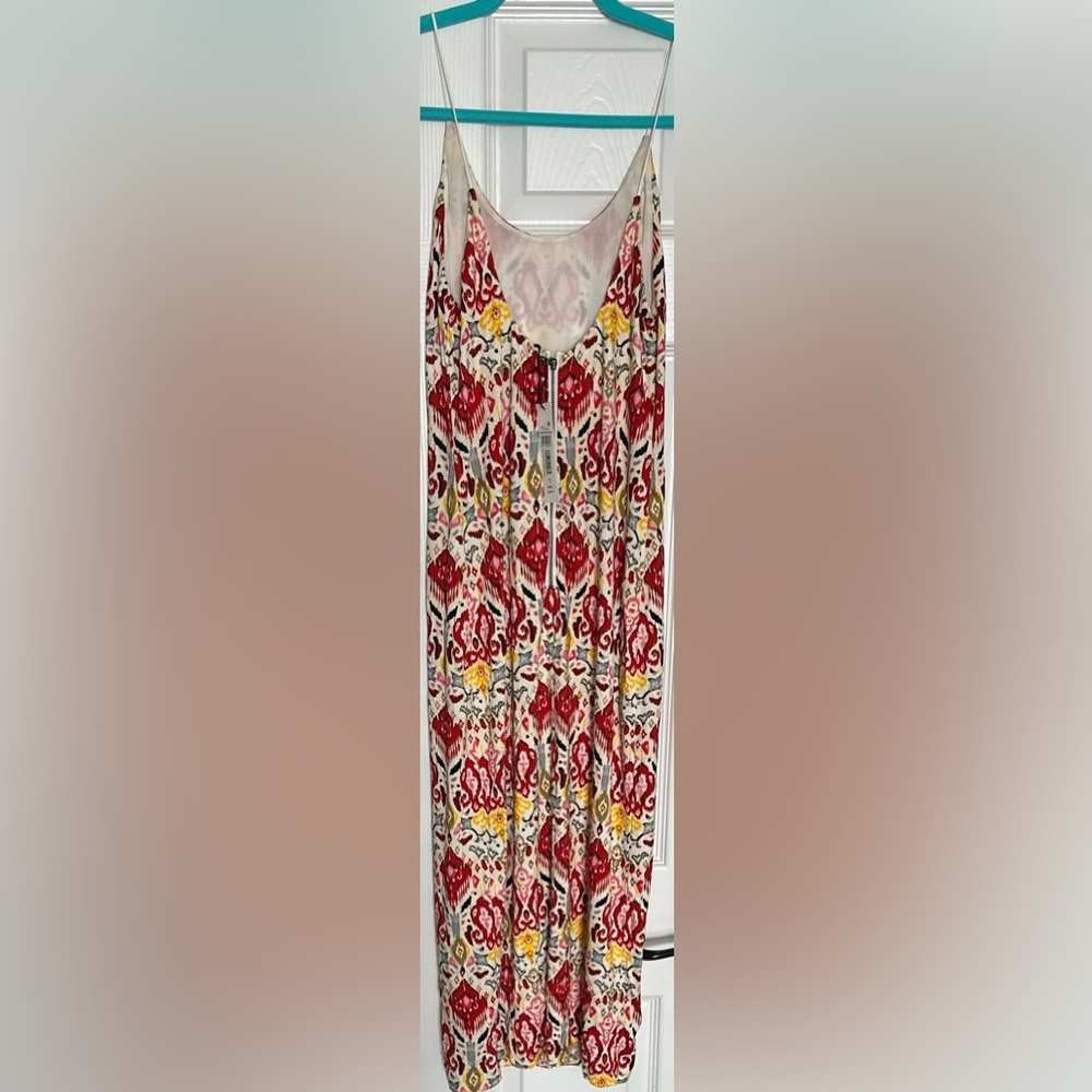 Alice+Olivia Delora Silk Blend Midi Dress NWT Strappy Printed Size 6–Ret. $425 - Picture 9 of 13